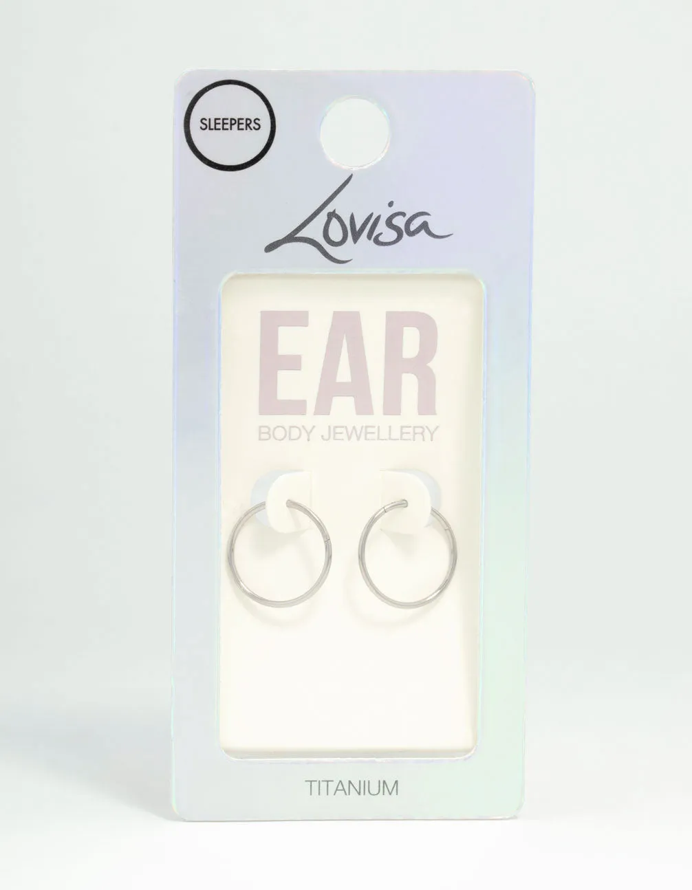 Titanium Sleeper Earrings 14 mm