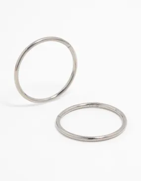 Titanium Sleeper Earrings 14 mm