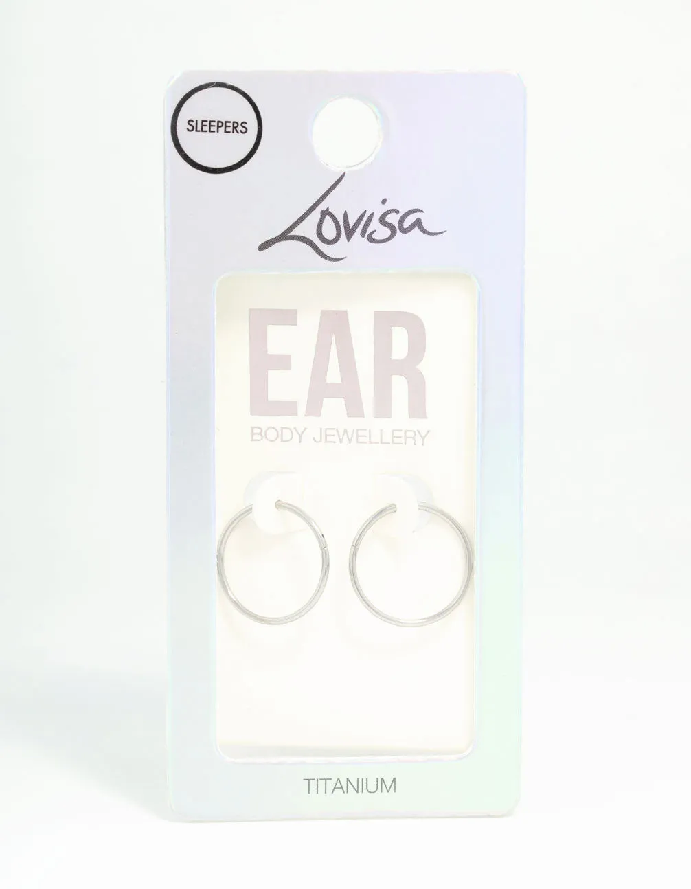 Titanium Sleeper Earrings 16 mm