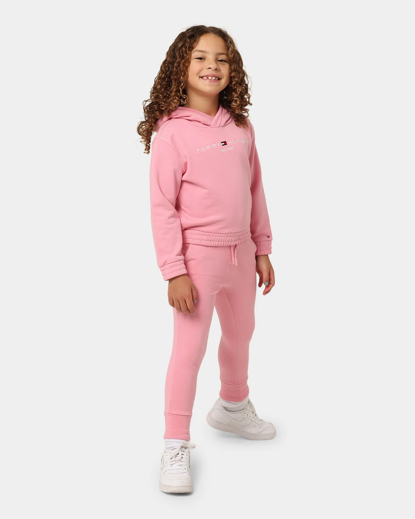 Tommy Hilfiger Kids' Essential Hoodie Set Fresh Pink