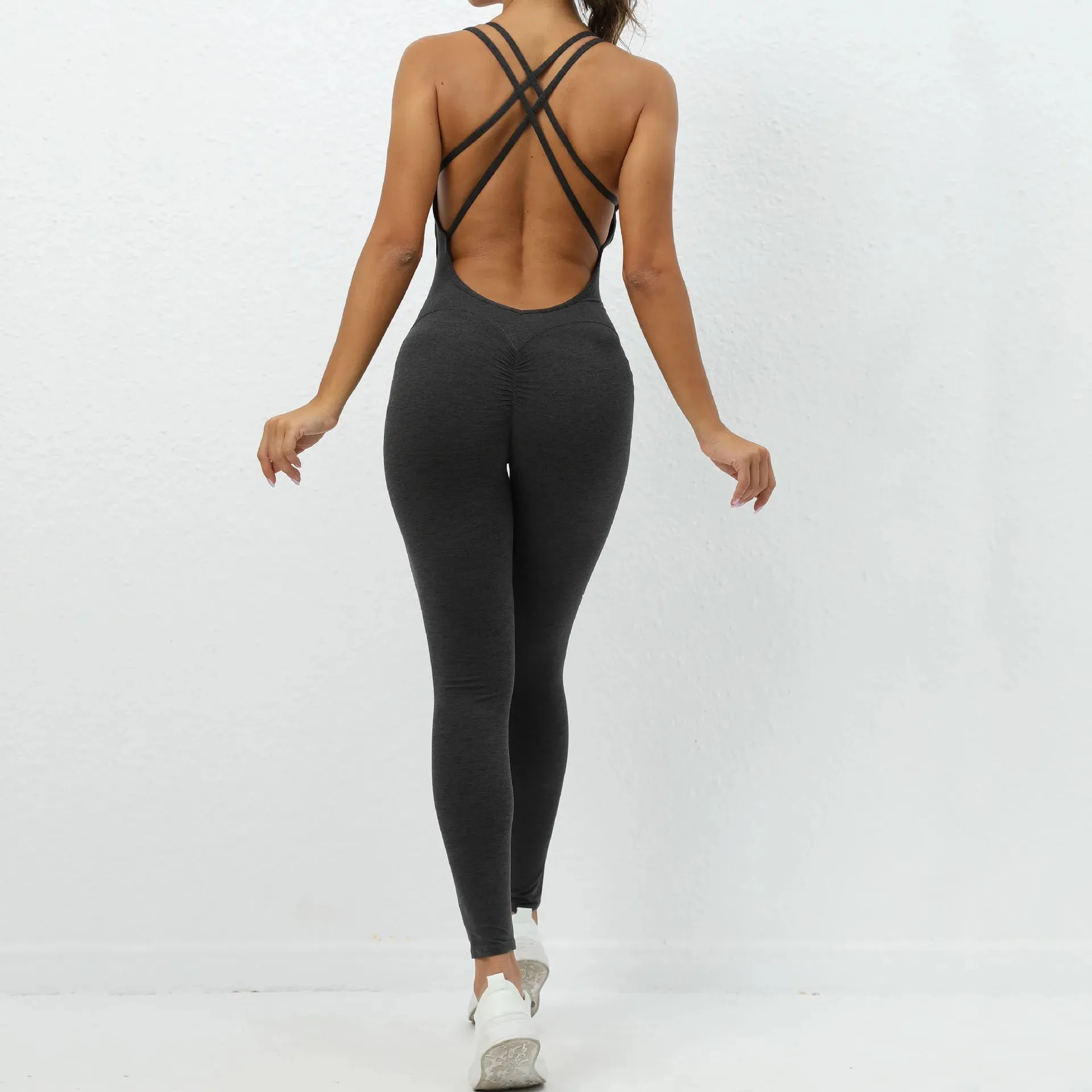 Trendy Yoga Jumpsuit Nylon/Spandex