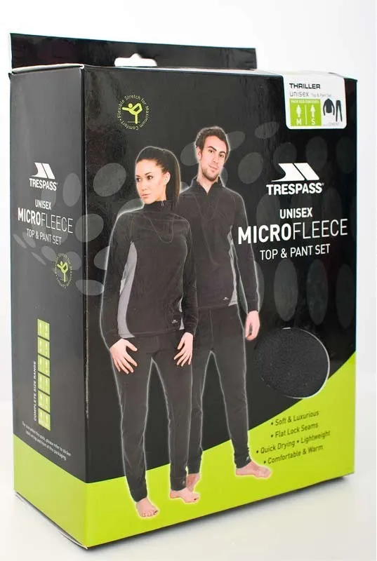 Trespass Thriller Womens Microfleece Top & Bottom Set