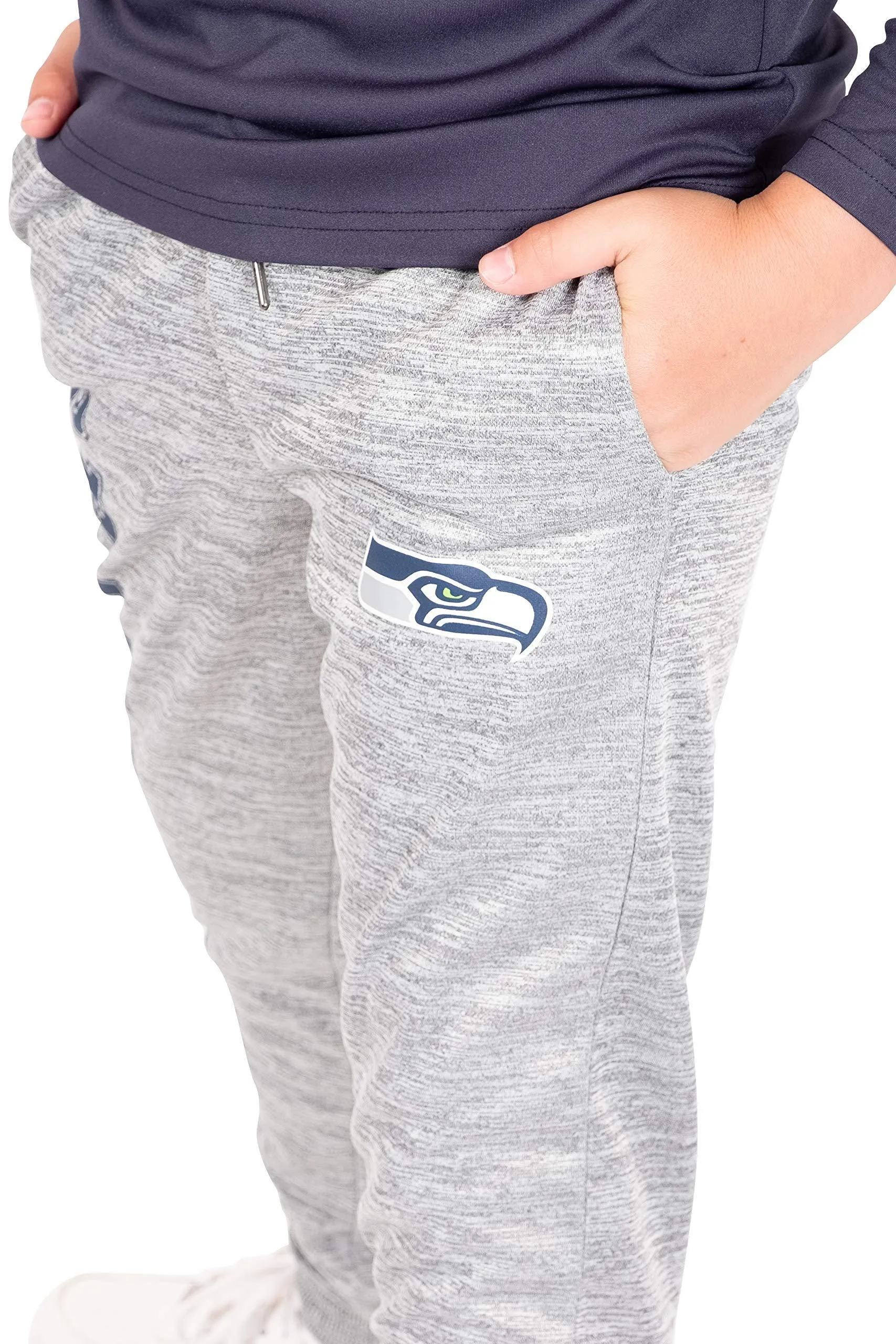 Ultra Game NFL Official Youth Super Soft Game Day Jogger Sweatpants, Seattle Seahawks|Seattle Seahawks