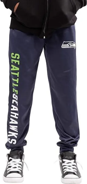 Ultra Game NFL Official Youth Super Soft Game Day Jogger Sweatpants, Seattle Seahawks|Seattle Seahawks