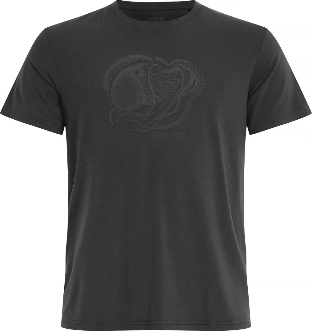 Urberg Men&#x27;s Tafjord Bamboo Tee 2.0 Black Beauty/Octupus | Buy Urberg Men&#x27;s Tafjord Bamboo Tee 2.0 Black Beauty/Octupus here | Outnorth