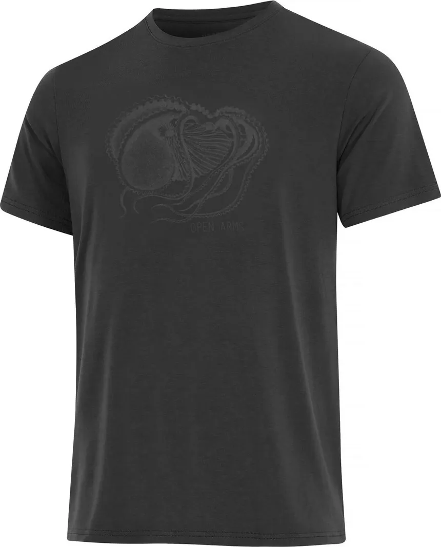 Urberg Men&#x27;s Tafjord Bamboo Tee 2.0 Black Beauty/Octupus | Buy Urberg Men&#x27;s Tafjord Bamboo Tee 2.0 Black Beauty/Octupus here | Outnorth