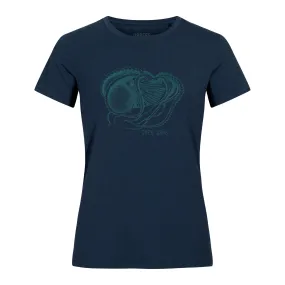 Urberg Tafjord Bamboo Tee Women&#x27;s Midnight Navy | Buy Urberg Tafjord Bamboo Tee Women&#x27;s Midnight Navy here | Outnorth