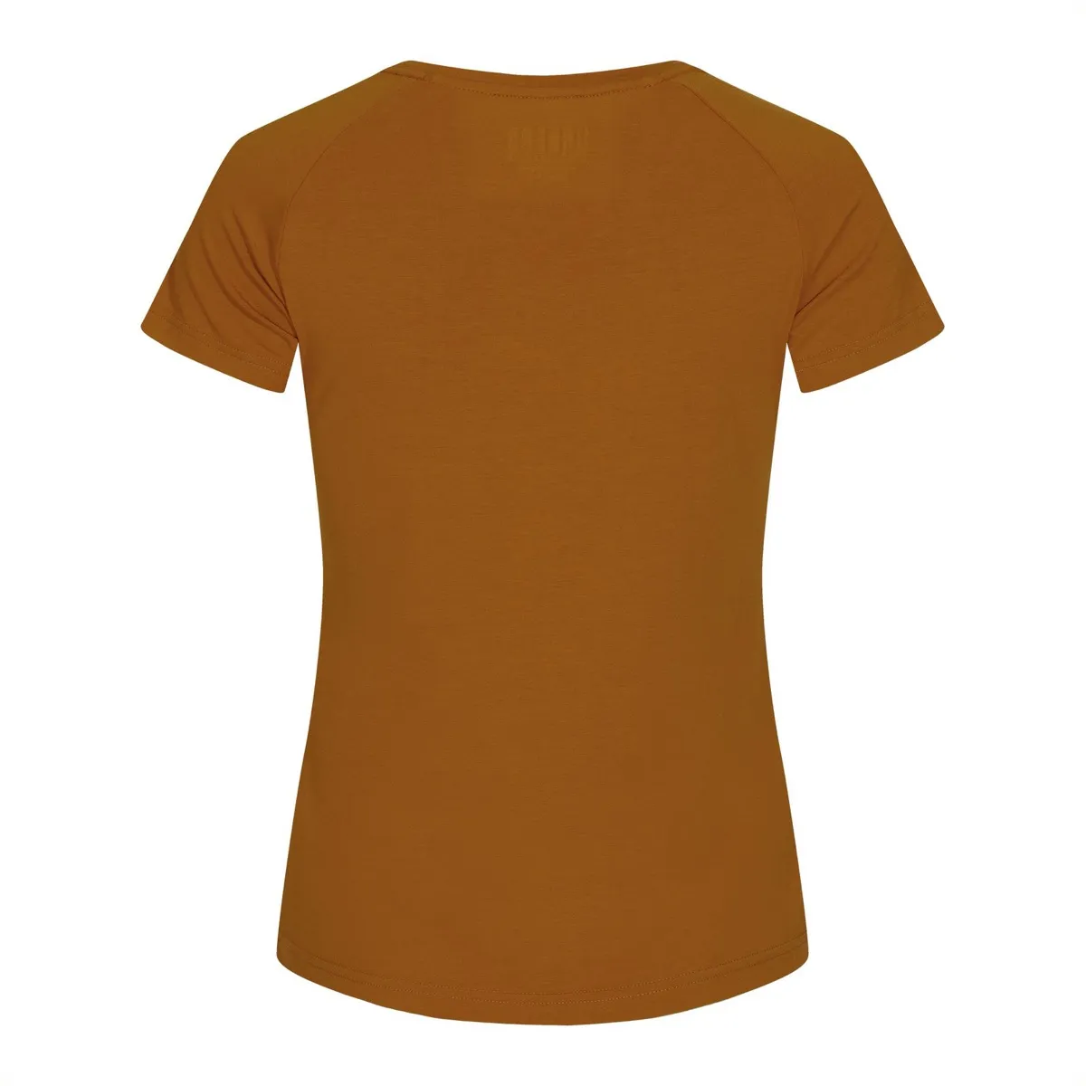 Urberg Women&#x27;s Vidsel Bamboo T-Shirt Pumpkin Spice | Buy Urberg Women&#x27;s Vidsel Bamboo T-Shirt Pumpkin Spice here | Outnorth