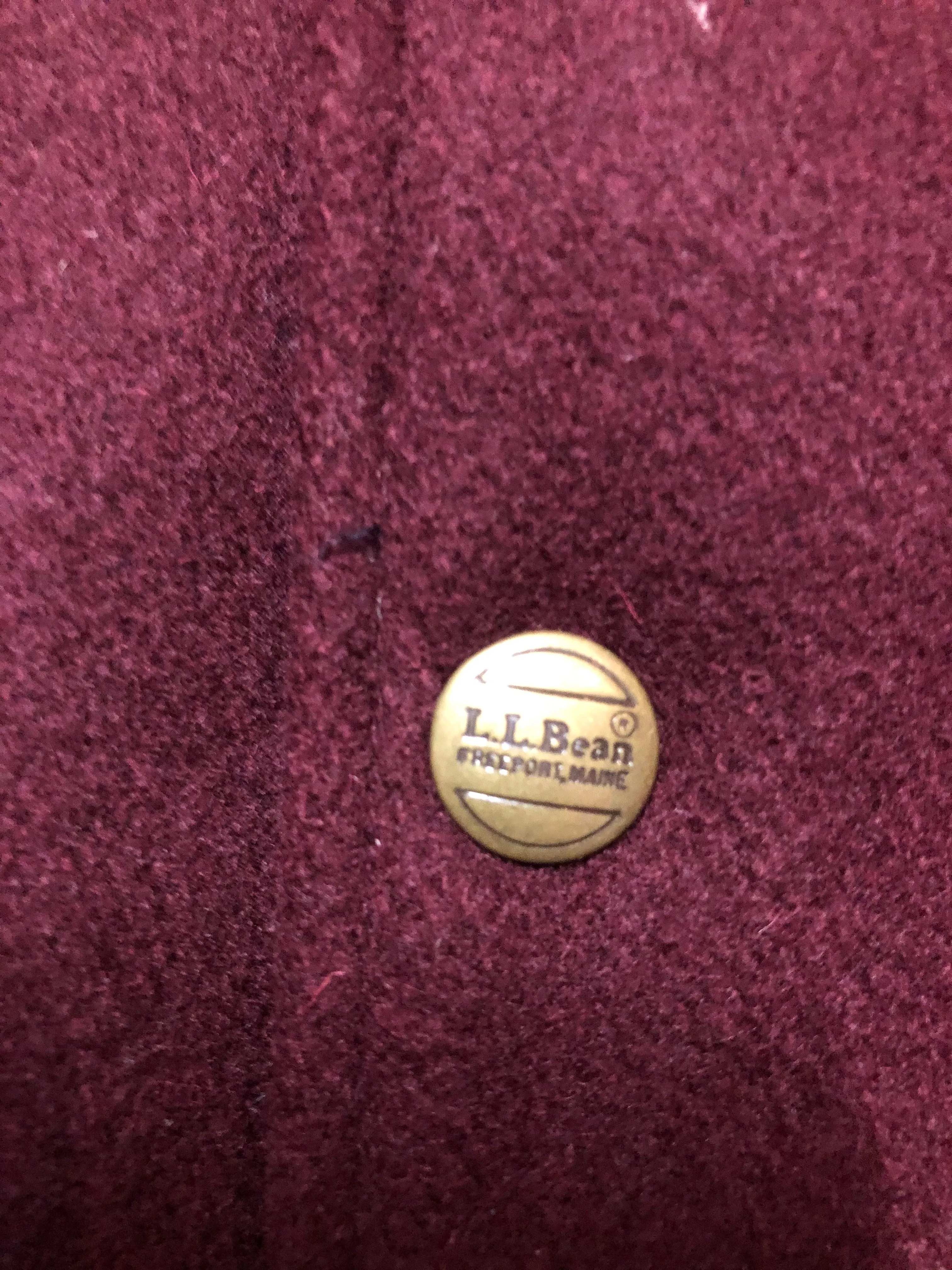 Vintage L.L.Bean Wine Bomber Jacket, SOLD