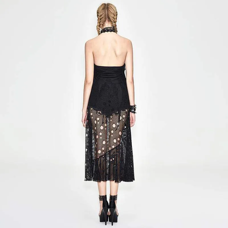 Women's Grunge Net Over Skirt