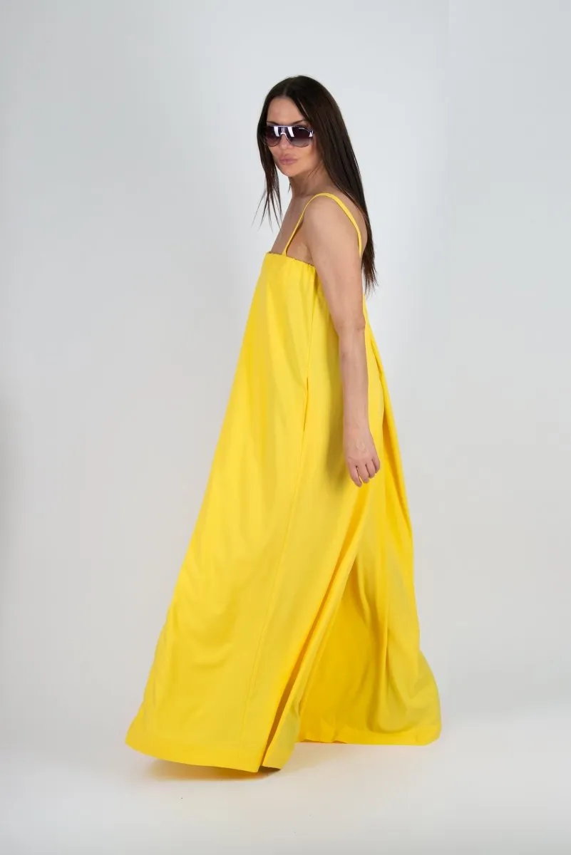 Yellow Off Shoulders Jumpsuit TALIA