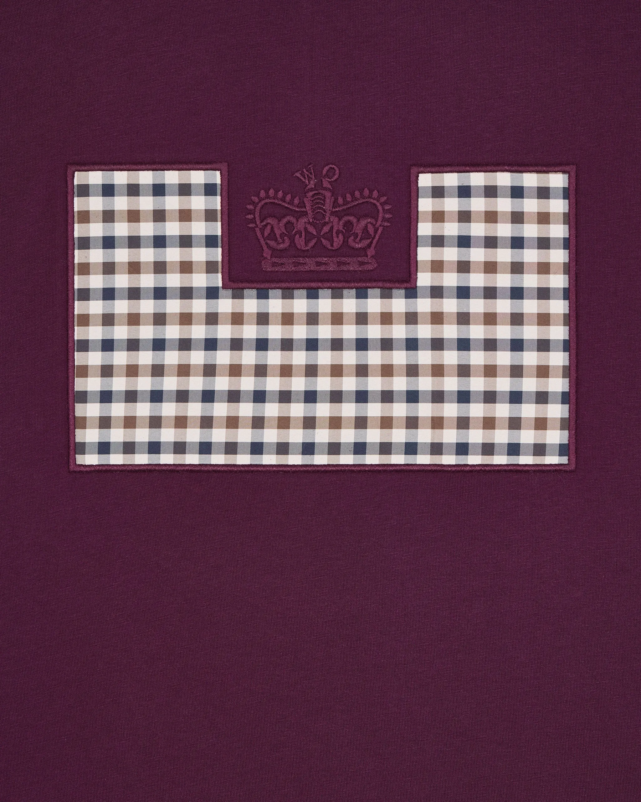 Zapico Prison T-Shirt Acai Berry/Mid House Check