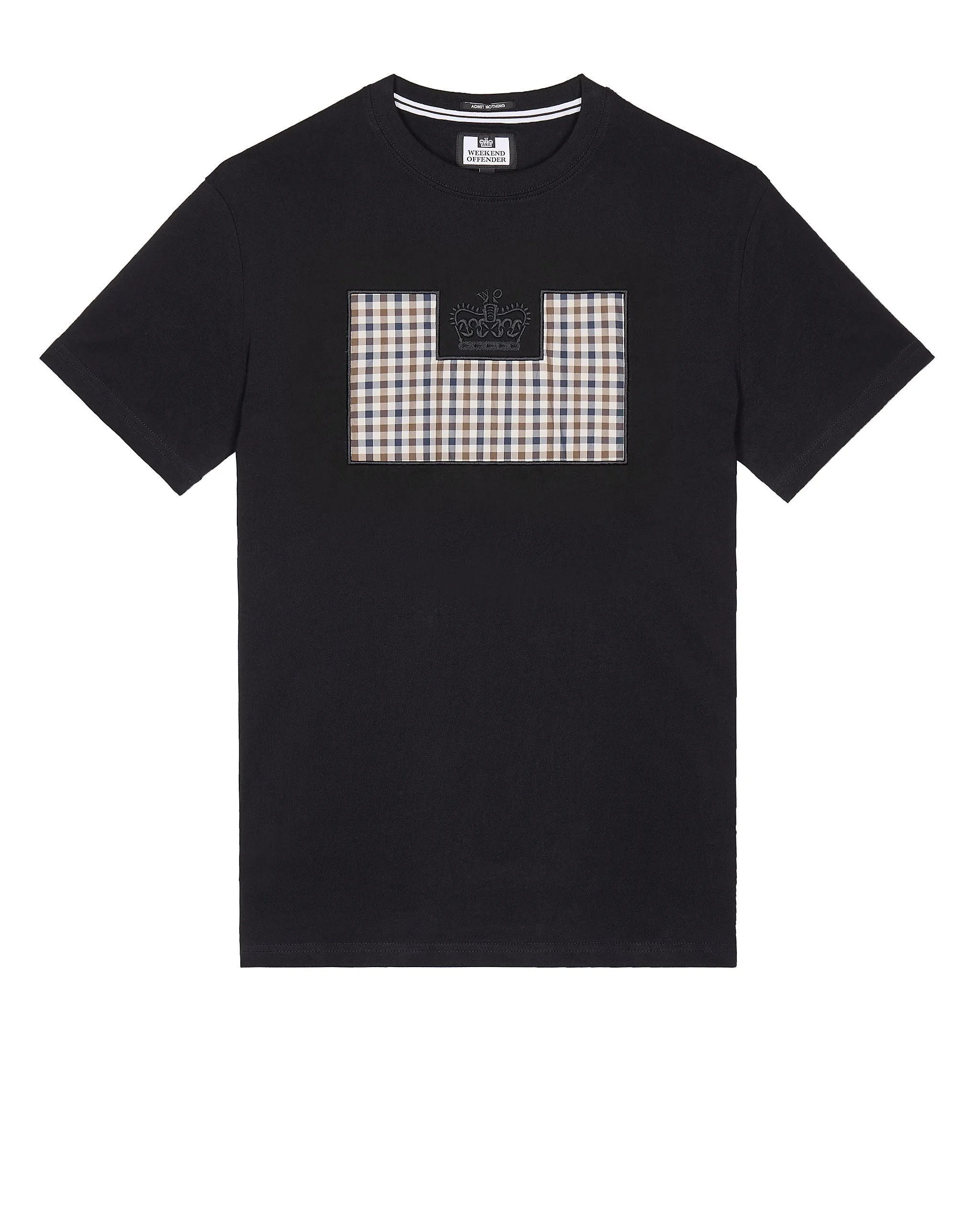 Zapico Prison T-Shirt Black/Mid House Check