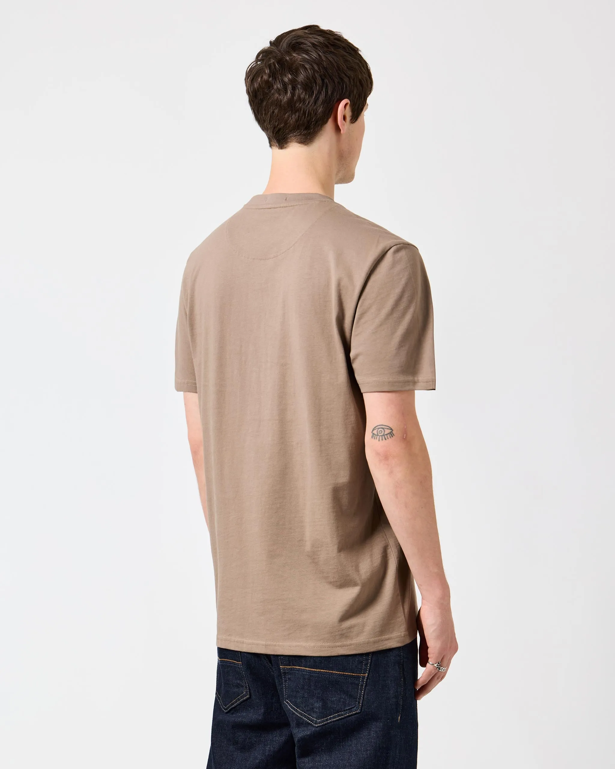 Zapico Prison T-Shirt Mocha Brown/Mid House Check