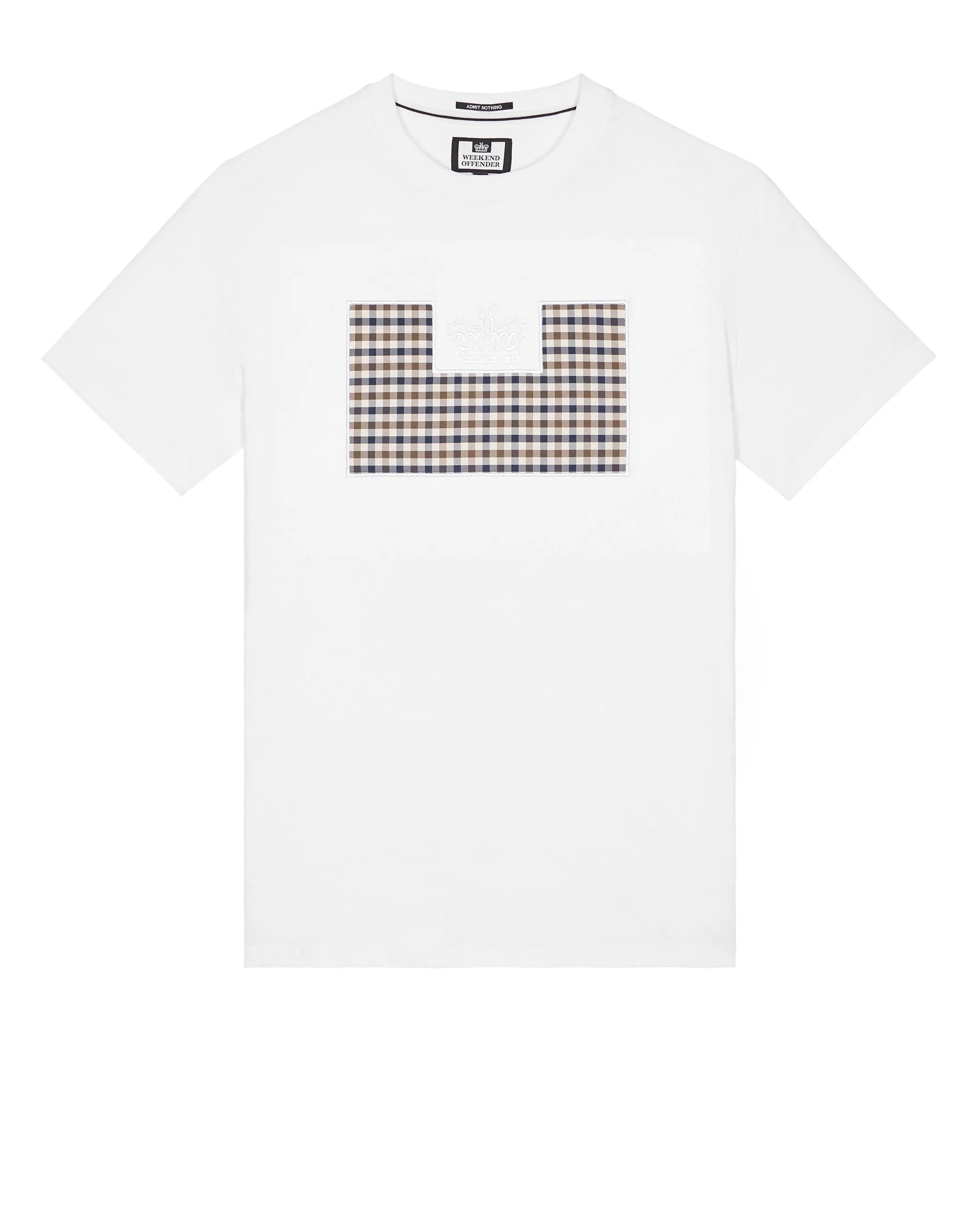 Zapico Prison T-Shirt White/Mid House Check