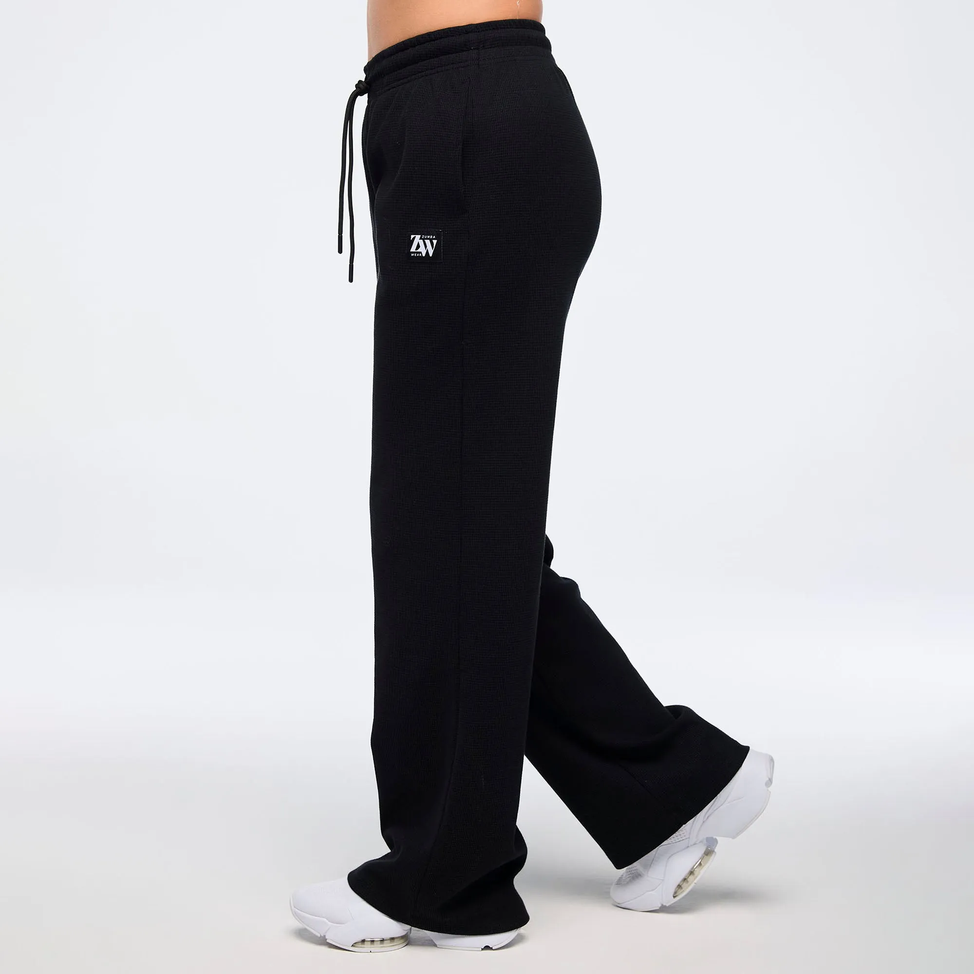 Zumba® Haus Waffle Track Pants - Black